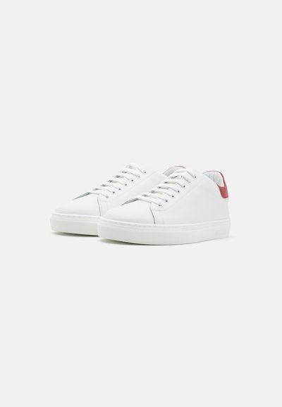 MOSCHINO UOMO - Trainers - bianco/rosso