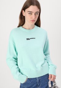 Karl Lagerfeld Jeans LOGO - Jersey de punto - torquoise
