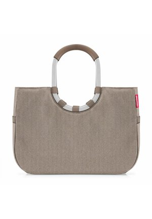 LOOPSHOPPER  - Shopping bag - herringbone mokka