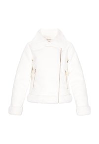 Dirbtinės odos striukė - offwhite