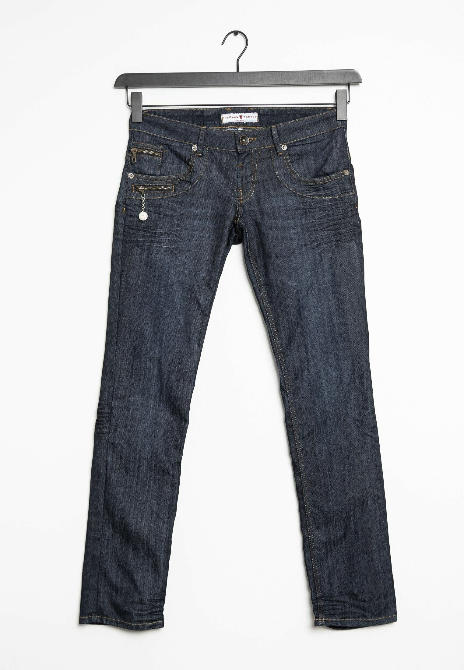 Freeman Porter Straight leg jeans blue (Pre-owned) Zalando