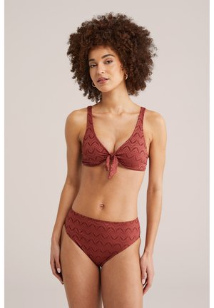 WE Fashion Top de bikini - old rose