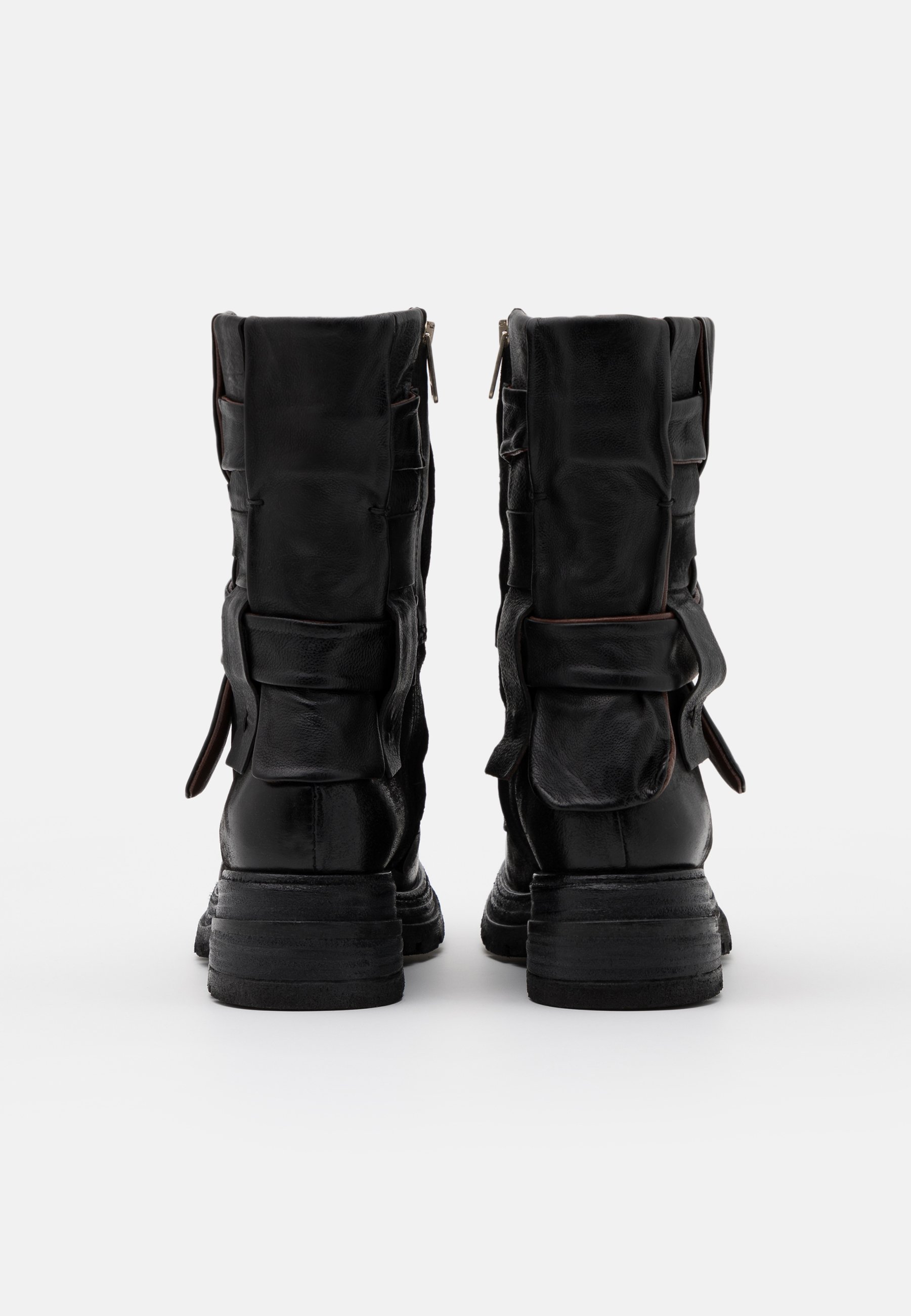 A.S.98 Snörstövlar nero Zalando.se A.S.98 Stövlar med kilklack tabacco Zalando.se