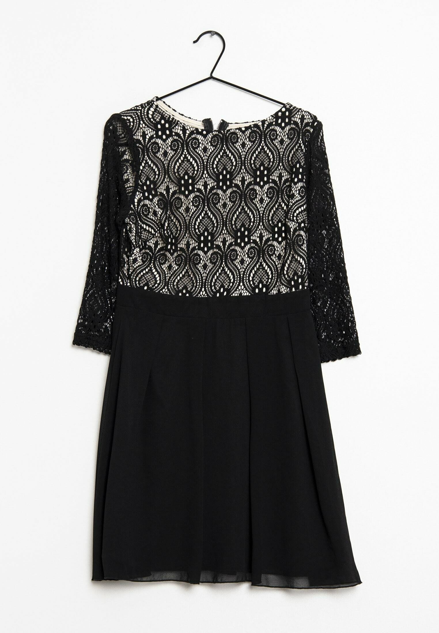 knee length dresses for ladies Little Mistress Black Lace Mini Dress main image 1
