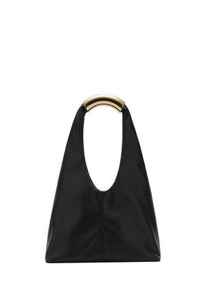 WITH METAL HANDLE - Handbag - black