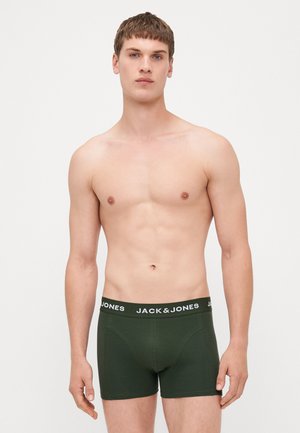JACJJ SOLID TRUNKS 5 PACK - Trunks - plum perfect/black/duffle bag