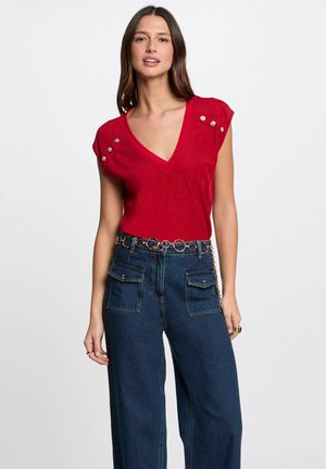 Morgan SHORT-SLEEVED - Print T-shirt - rouge