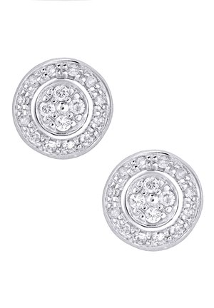 Pendientes - white gold coloured