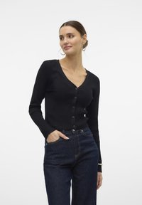 Vero Moda - GLORY  - Cardigan - black Imagine miniatură 1