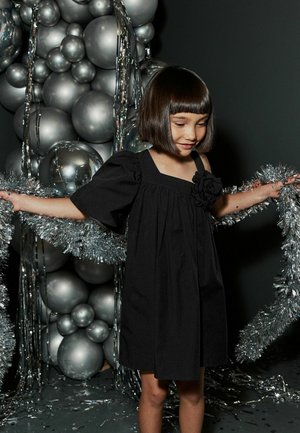 Next ONE SHOULDER CORSAGE - Cocktailkleid/festliches Kleid - black