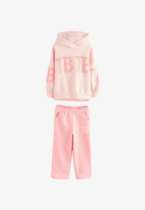 REGULAR FIT WIDE - SET - Majica s kapuljačom - pink