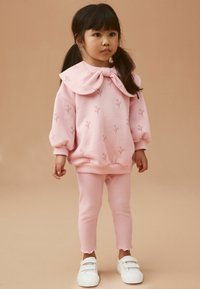 Next - BOW COLLAR CREW SET-REGULAR FIT - Leggings - pink Imagen en miniatura 1
