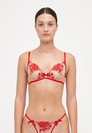 ELVIE BRA - Soutien-gorge à armatures - red/sand