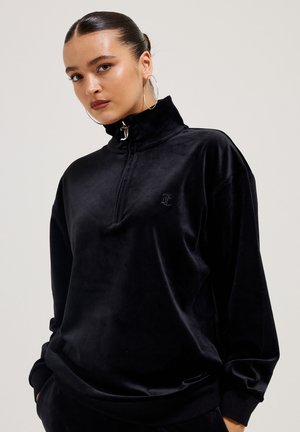 PETE HALF ZIP  - Sweatshirt - black