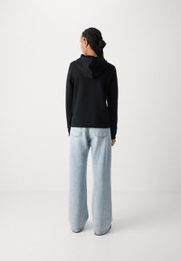 Marc O'Polo LONG SLEEVE HOODED LOGO PRINT - Camisola - black