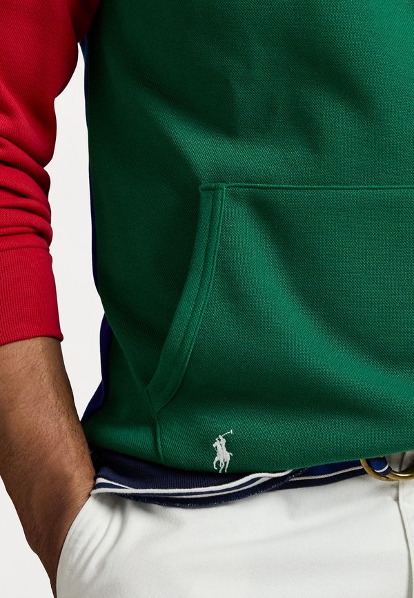 COLOR-BLOCKED DOUBLE-KNIT MESH HOODIE - Sweatshirt2