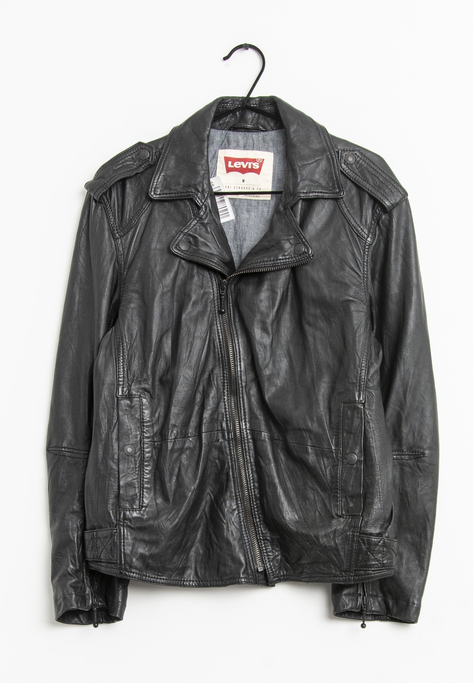 Levi's® Giacca di pelle - black/nero - Zalando.it