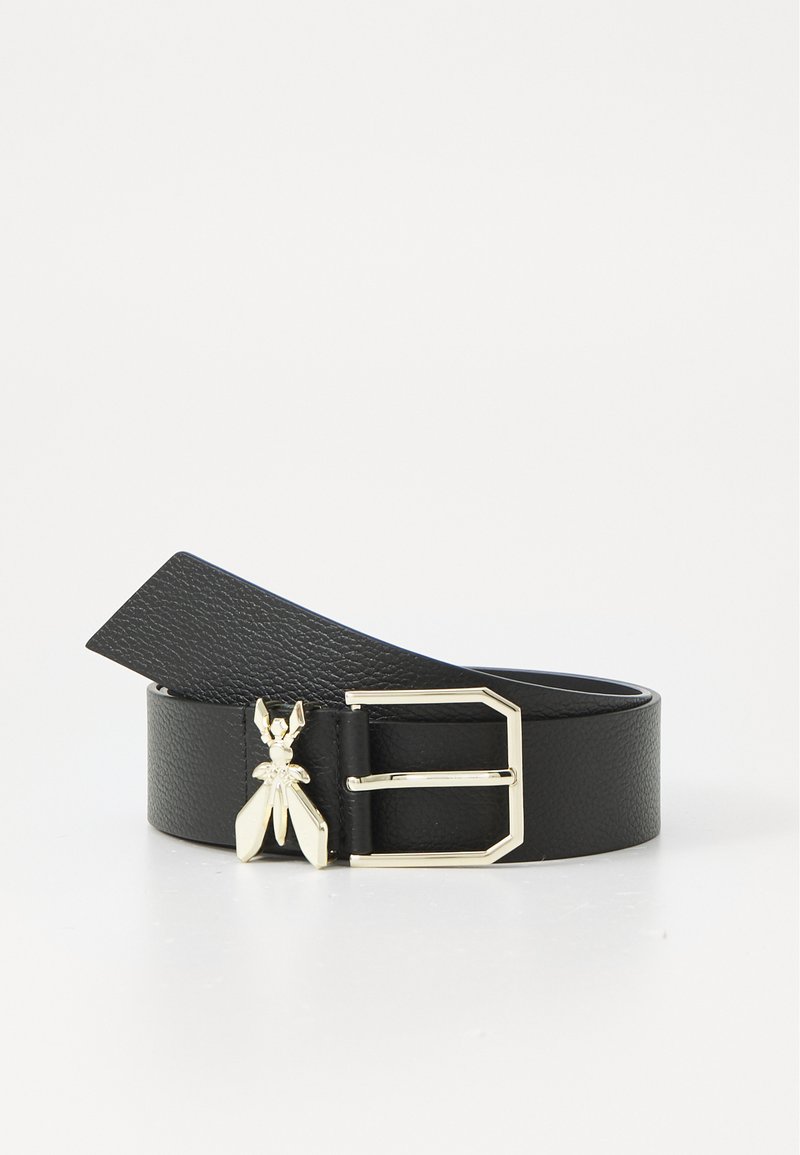 Patrizia Pepe BELT - Diržas - black/light gold-coloured