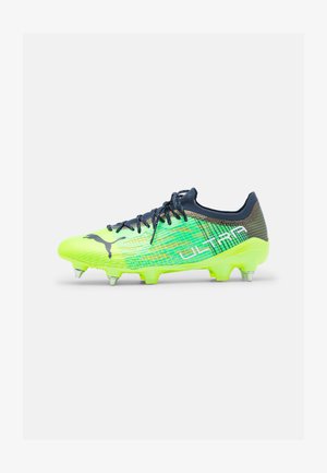 Puma ULTRA 1.3 MXSG - Fußballschuhe für weichen Untergrund - green glare/elektro aqua/spellbound