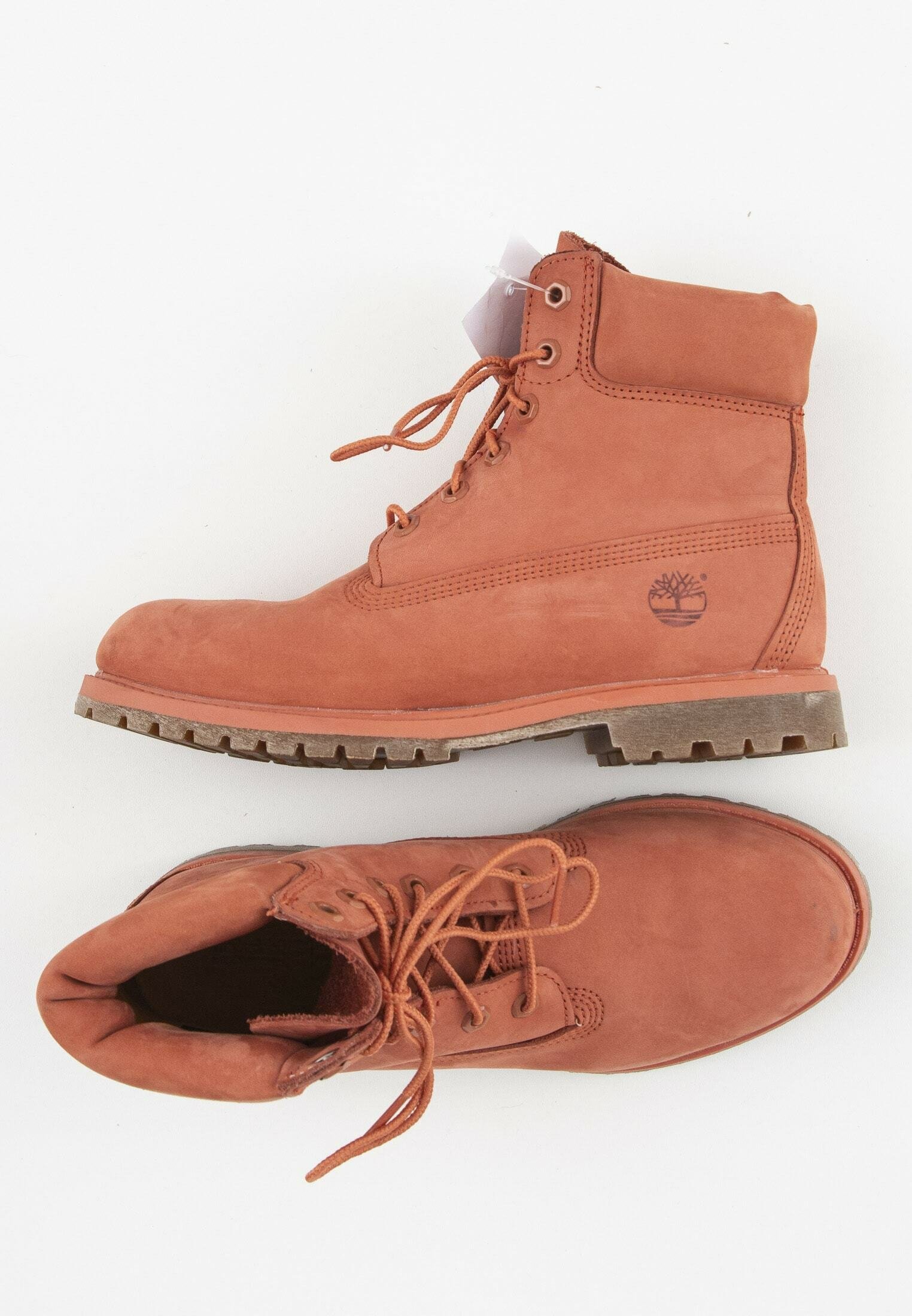 timberland lacets orange