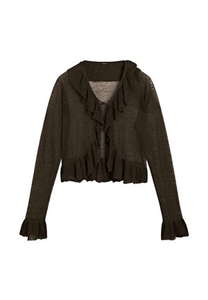 RUFFLED - Gilet - brown