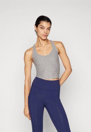 Fabletics COZY ANYWHERE BUILT IN BRA TANK - Top - classic grey heather