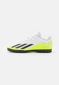 adidas Performance - X CRAZYFAST.4 - Fußballschuh Multinocken - footwaer white/core black/lucid lemon Thumbnail-Bild 1