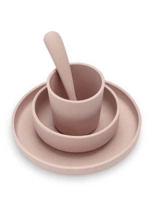 4 DELIG - Kids' tableware set - pink