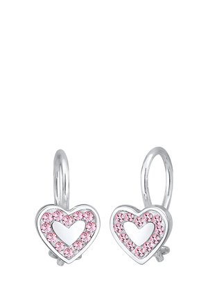 Elli SPARKLING HEART - Ohrringe - silber