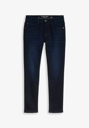 TOM TAILOR, TTTROY SLIM JEANS - Slim fit jeans - blue black denim