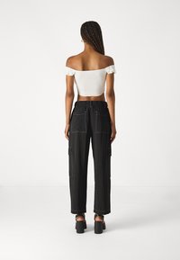 GAP DOUBLE CARGO PULL ON - Kelnės - black