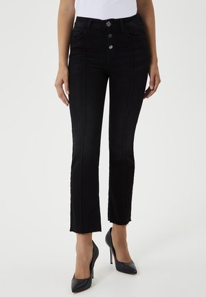 Bootcut jeans - black