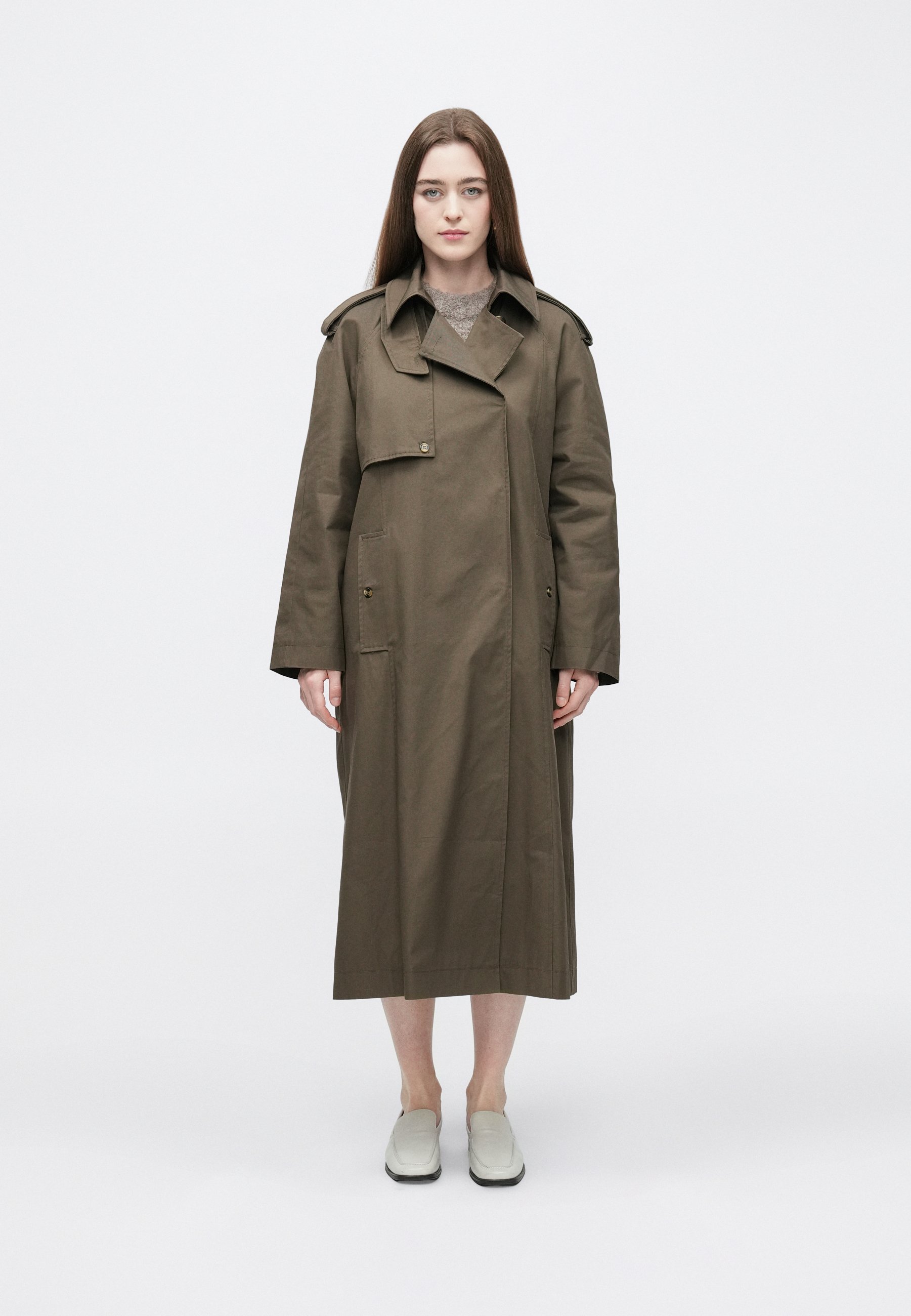 2nd Day WILLAMENA - Trenchcoat - turkish coffee/dark brown