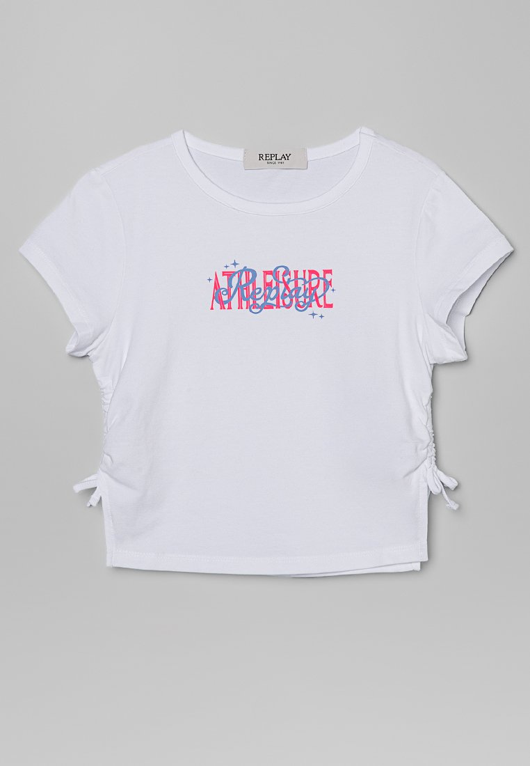 Replay T-shirt print wit