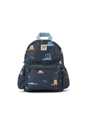 Liewood, ANDREAS BACKPACK UNISEX - School bag - cars / classic navy