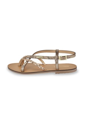 CHOU - Sandalias de dedo - beige serpent