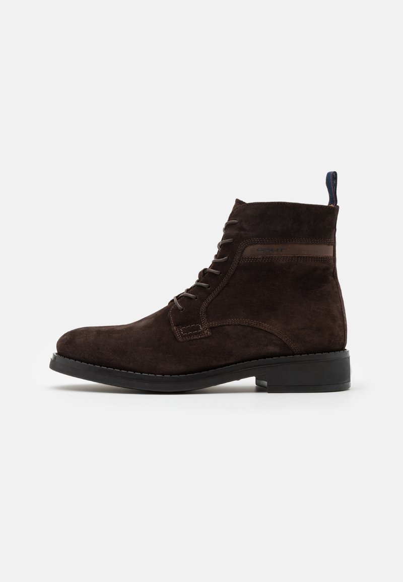 GANT BROOKLY - Schnürstiefelette - dark brown