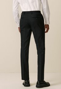 Next SKINNY FIT TEXTURED - Habitbukser - black
