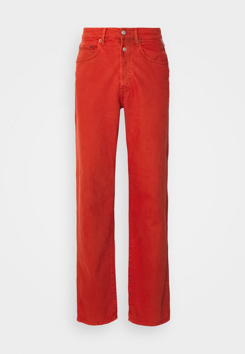 Replay Straight leg jeans rood