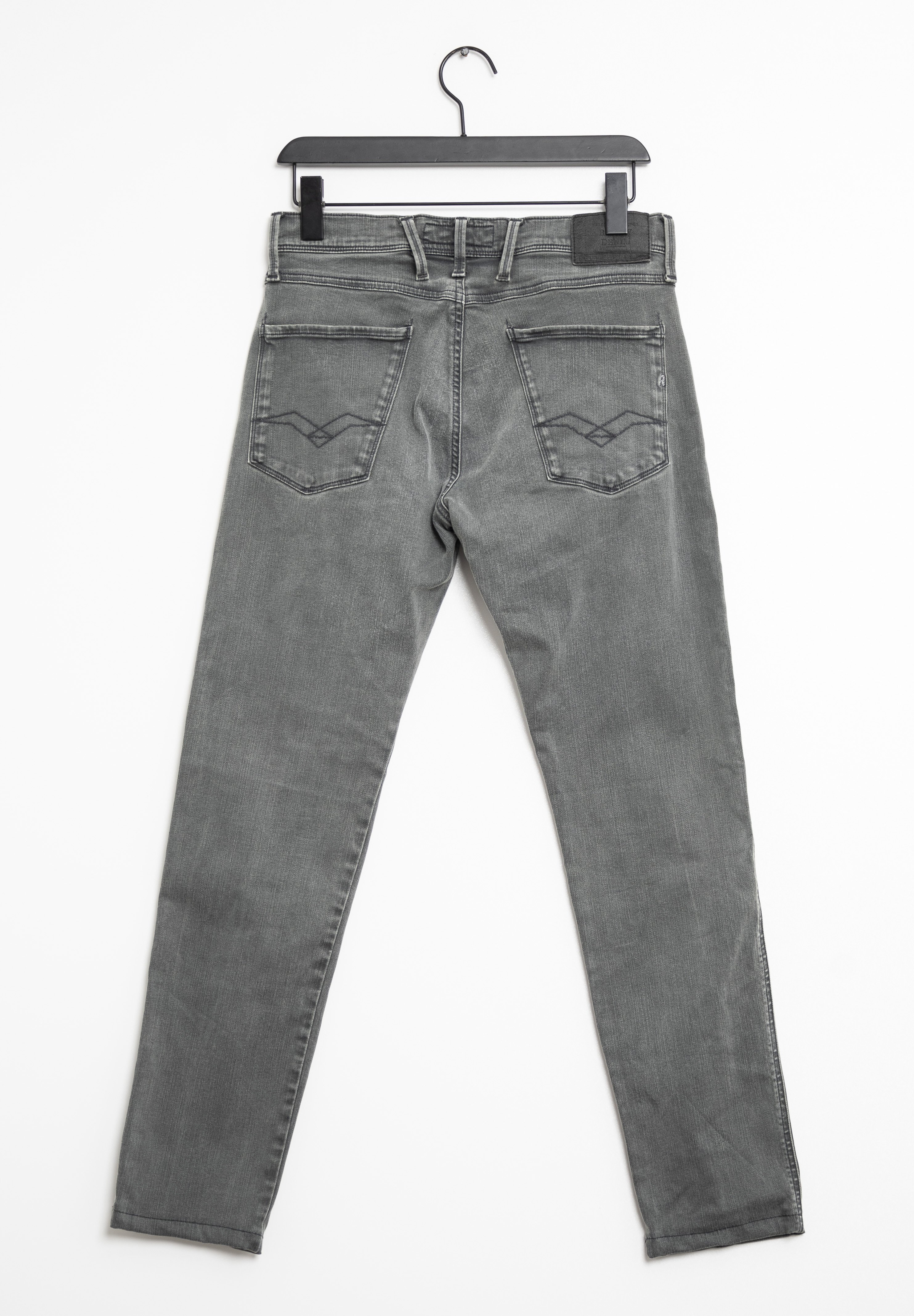 ★★ ★★ Here Gray 90s Straight Fit Gray Denim J Classic Straight-fit Jean In Deep Grey Wash For Men | J.Crew