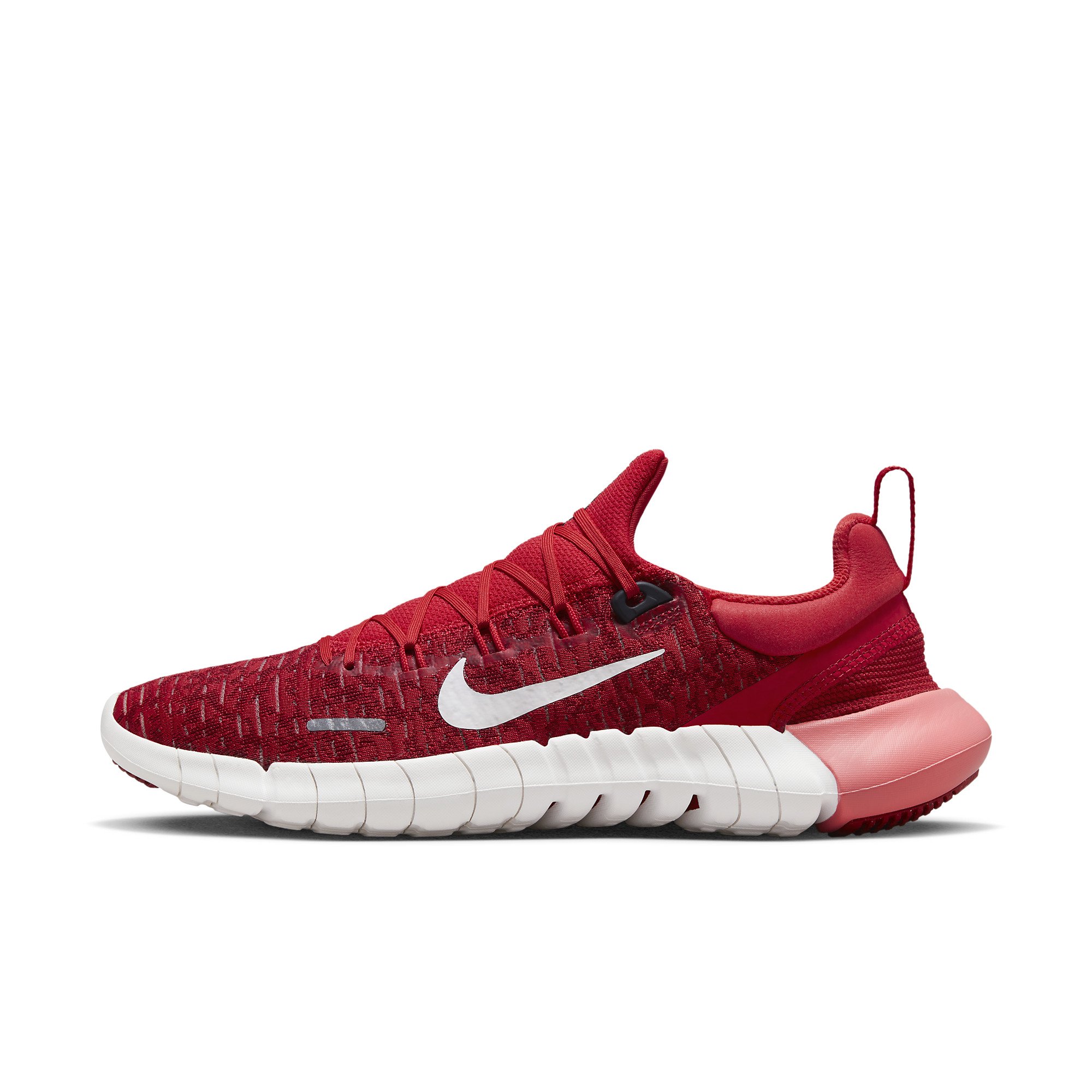 Nike Performance FREE RN 5.0 NEXT NATURE - Minimalist running shoes univ red/white gym red/off noir/pink gaze/red -