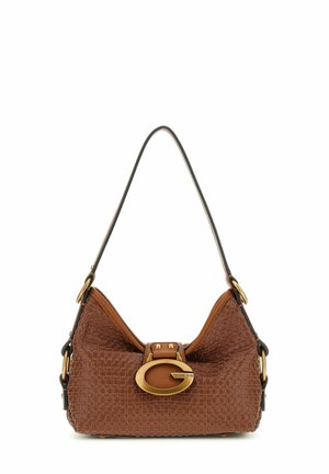 Guess, CAMDEN MINI SHOULDER BAG - Sac à main - cognac