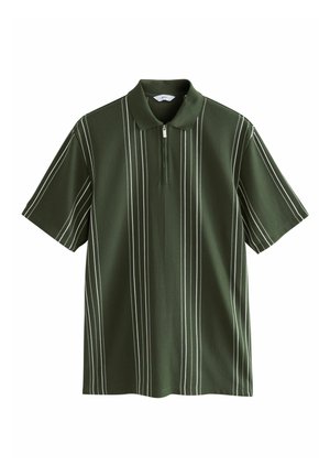 VERITCAL STRIPE - REGULAR FIT - Polo shirt - olive green