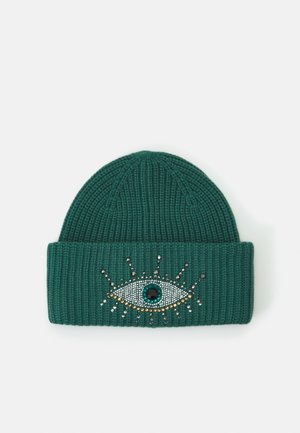 EVIL EYE BEANIE - Bonnet - dark green