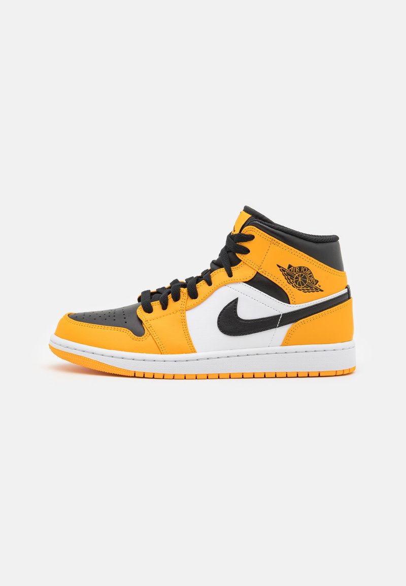 Jordan AIR JORDAN 1 MID - Sapatilhas de cano alto - taxi/black/white