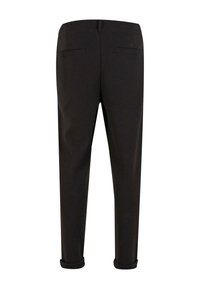 Urban Classics CROPPED INTERLOCK  - Pantaloni de trening - black