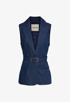 Salsa Jeans, SALSA JEANS WESTEN SLIM - Waistcoat - bleu