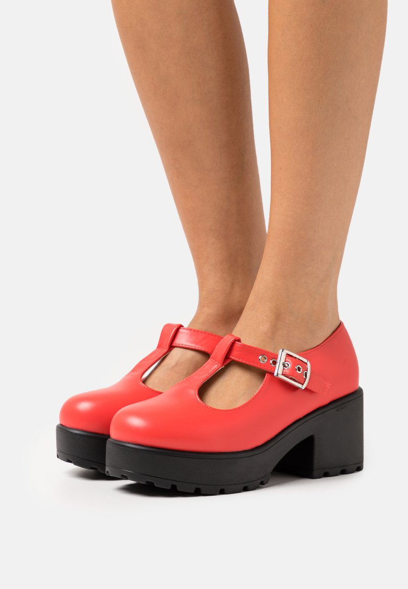 Koi Footwear SAI MARY JANES PO EDITION Tocuri platformă red/roșu