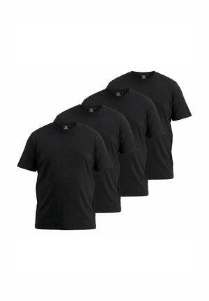 LERROS, 4 PACK - Basic T-shirt - schwarz