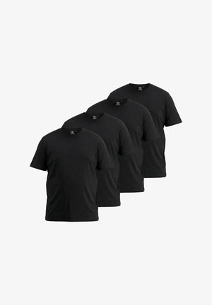 LERROS, 4 PACK - Basic T-shirt - schwarz